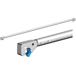 Layher Fahrgerüst Diagonale 1,95m - Podestleitern & Gerüste, robustes Aluminium für hohe Stabilität und Sicherheit bei Bauarbeiten.