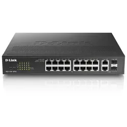 D-Link DGS-1100-18PV2 PoE+ Switch - 18-Port Managed Switch mit Power over Ethernet, ideal für effiziente Netzwerklösungen. Kompakt im Rack-Modul-Format, perfekt für professionelle Anwendungen.