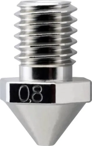 Micro-Swiss 3D Drucker Düse Passend für (3D Drucker): FlashForge Guider 3, FlashForge Guider 3 Plus 0.8mm Brass Plated Wear
