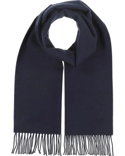 bugatti Modeschal Wollschal mit Fransen - Modeschal aus 100% mulesingfreier Wolle, 33 x 180 cm, ideal für stilvolle Looks und hält an kalten Tagen kuschelig warm.