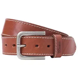 Atelier GARDEUR Herren Herrengürtel, Braun (Dunkel Braun 28), 115 cm - Eleganter Ledergürtel aus hochwertigem Leder, perfekt für stilvolle Outfits und optimalen Tragekomfort.