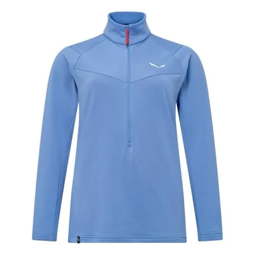 Salewa Women's Puez Cammino PL Half Zip Jacket - Fleecepullover für Damen - Wanderjacken - Leichter, warmer Fleecepullover für Trekkingtouren, mit Stretch für optimale Bewegungsfreiheit. Ideal für aktive Frauen!