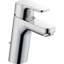 Waschbecken Armatur mit Ablaufgarnitur chrom Wasserhahn Waschtischarmatur Einhebelmischer Bad