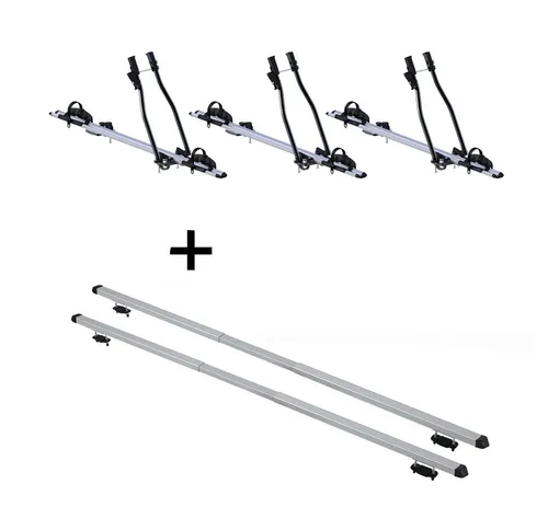 Fahrradträger SAGITTAR & Dachträger RAPID für Mitsubishi Space Runner - Hochwertiger Fahrradträger für aufrechten Transport und Dachträger mit hoher Tragfähigkeit. Ideal für Mitsubishi Space Runner (5-Türer, 91-02) – schnelle Montage und abschließbare Haltevorrichtung.