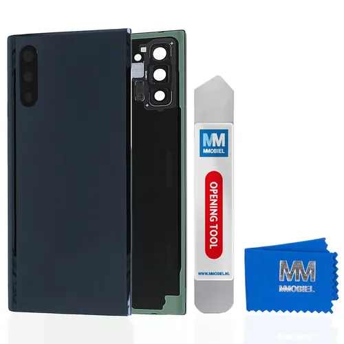 Rückseite für Samsung Galaxy Note 10 Backcover Akkudeckel mit Linse Schwarz