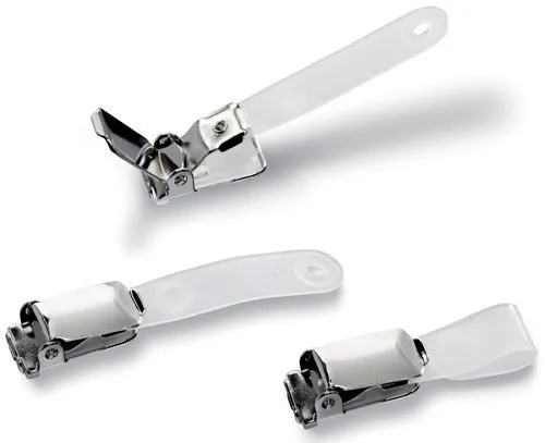 Produktbild Metallclipse mit transparentem Riemchen