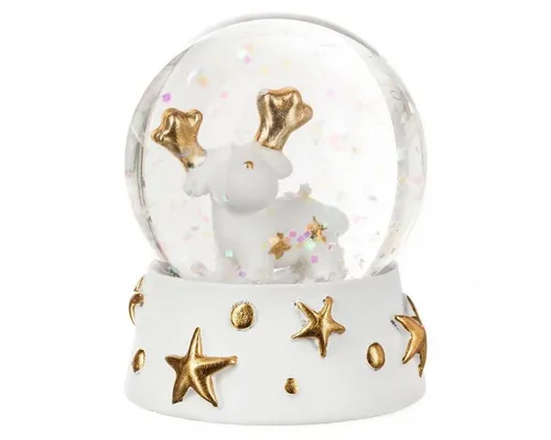 Atmosphera Créateur d'intérieur Weihnachtsfigur Schneekugel mit Figur, Ø 4,5 cm (Deko-Objekt, Deko-Objekt), Schneekugel
