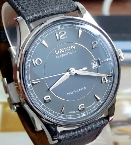 UNION GLASHÜTTE Noramis Date Armbanduhr Grau D016.407.16.087.00