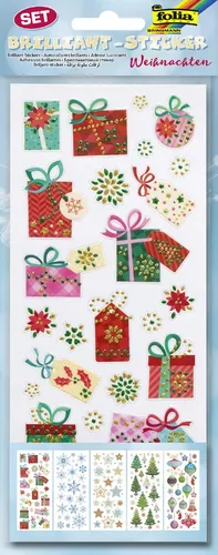 Produktbild folia Brilliant-Weihnachts-Sticker