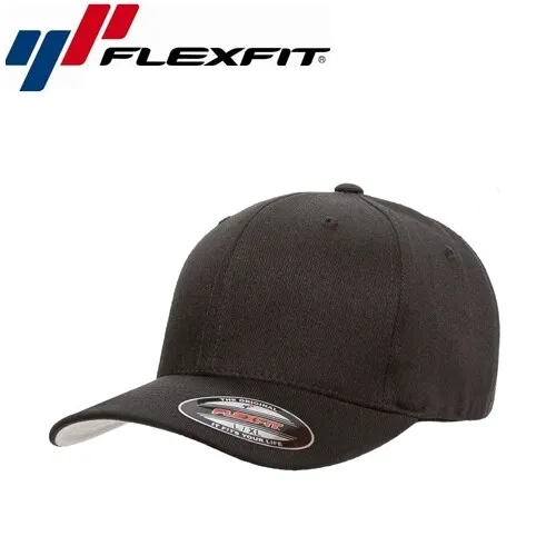 Flexfit Classic Wool Baseball Cap L/XL Schwarz