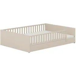 Paidi Bett Little Flo 140 x 200 cm - Dekor Cashmere-Beige - Modernes Bettgestell in Cashmere-Beige, ideal für stilvolle Schlafzimmer. Robuste Konstruktion und komfortable Größe sorgen für erholsame Nächte.