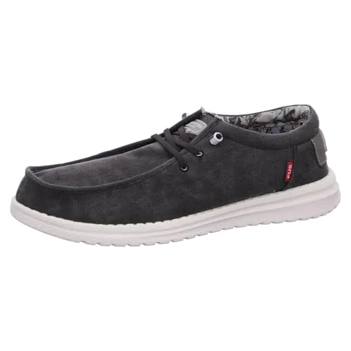 Laufsteg 2-2-1-010303-0522 Größe 45 EU Mehrfarbig (Black) - Damenschuhe: Urbaner, federeichter Slipper im Knitt-Look mit Fußunterstützung – ideal für sonnige Tage in der City, vereint Stil und Komfort.