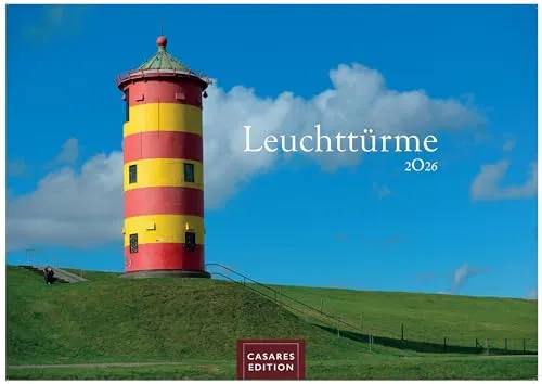 Leuchttürme Kalender 2026 – Wandkalender | Fotokalender Naturkalender 24x35cm - Hochwertiger . 2026 – mit beeindruckenden Fotografien von Leuchttürmen weltweit.