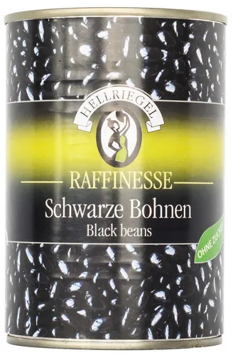 HELLRIEGEL Gemüsekonserve, Raffinesse Schwarze Bohnen