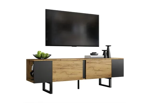Merax Etagenbett Hochbett 140x200 mit Schreibtisch & LED - Platzsparendes Hochbett mit integriertem Schreibtisch, USB-Ladestation und LED-Beleuchtung. Ideal für Gaming und Lernen in kompakten Räumen. Stabil und sicher durch robustes Metallgestell.
