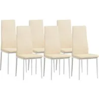 Esszimmerstühle SET 4/6 Stk. MILANO - Wählbare Farben - Modernes Esszimmerstuhl-Set aus Kunstleder, wahlweise in Beige oder anderen Farben, ideal für Küche und Esszimmer. Hoher Sitzkomfort und elegantes Design.