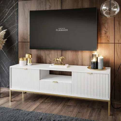 Lookway TV-Schrank CORTADO GOLD RTV154 – Elegantes Lowboard für Fernseher