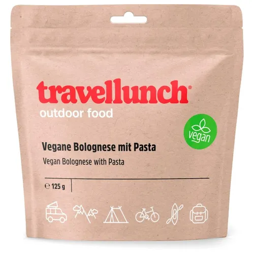 Travellunch - Veggie-Bolognese mit Pasta - Vegetarisch Gr 125 g