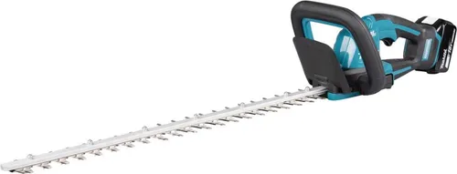 Makita Akku-Heckenschere LXT 18 V - 500 mm Schnittlänge - Heckenscheren für Profis mit 20 mm Aststärke, wartungsfreier Motor und elektrische Bremse für Sicherheit. Ideal für präzises Schneiden in Gärten und Landschaften.