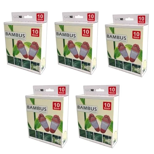 Fusspflaster | Bambus Fußpads | Bambuspflaster Fuss Pflaster (50)