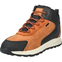 Geox Stiefelette Kunstleder/Textil - Wanderschuhe mit herausragender Qualität, coolem Materialmix und warmem Futter, ideal für jedes Abenteuer und optimalen Tragekomfort.