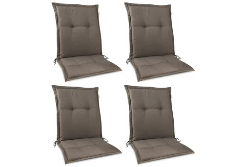 Beautissu Polsterauflage HighLux 4er Set, 105x50x7 cm - Auflagen für Gartenmöbel mit UV-beständigem Bezug aus 100% Polyester, ideal für eine bequeme und stilvolle Sitzgelegenheit auf Terrasse, Balkon oder im Garten.