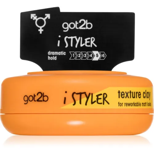 got2b iStyler matte Tonerde 75 ml – Flexibles Haarstyling - got2b iStyler, 75 ml, für kreatives Styling. Verleiht Textur und Form mit natürlichem Matt-Effekt. Flexibler Halt für individuelle Looks, ganz nach Ihrem Wunsch.