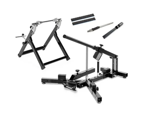 ConStands Reifenmontagemaschine Set MD4: Professionelles Reifenmontiergerät mit Wuchtbock