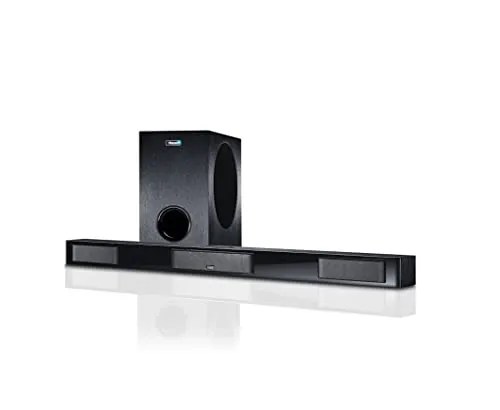 Magnat SBW 300 - Vollaktive Soundbar mit Subwoofer - Vollaktive Soundbar mit drahtlosem Subwoofer, 210/420 Watt Gesamtleistung und Dolby Digital für besten Filmsound. Ideal für ein beeindruckendes Klangerlebnis in Ihrem Zuhause.
