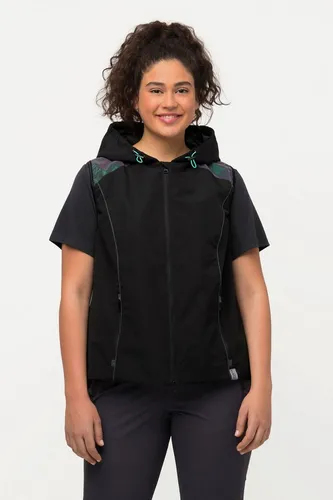 Ulla Popken Steppweste HYPRAR Funktionsweste - Steppweste in modischem Design mit reflektierenden Einsätzen für mehr Sichtbarkeit. Wasserabweisend, winddicht und atmungsaktiv – ideal für aktive Outdoor-Aktivitäten.