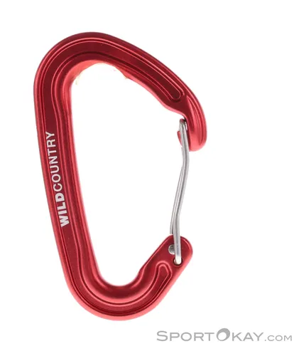 Wild Country Astro Schnappkarabiner-Rot-One Size in rot von Wild Country