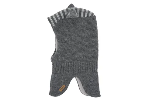 MAXIMO Schlupfmütze Wollanteil, gestrickt, gefüttert, mit Öhrchen