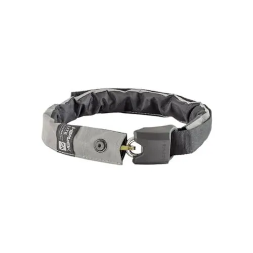 Hiplok LITE Kettenschloss, Unisex, SUPERBRIGHT - Fahrradschloss mit 75 cm Schließumfang, Sold-Secure-zertifiziert und leicht tragbar, ideal für Alltagsradfahrer. Inklusive abnehmbarer, waschbarer Hülle für zusätzlichen Komfort.