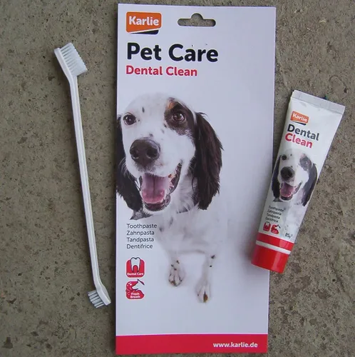 Pet Care Dental clean ZAHNBÜRSTE + Zahnpasta, Zahncreme, Hundezahncreme - 510955