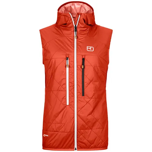 Ortovox Swisswool Piz Boe Vest Women in rot von ORTOVOX