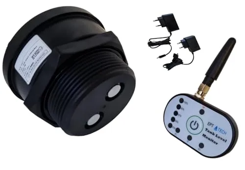 WiFi 2.4Ghz Füllstands-Anzeige für Heiz-Öltank und Wassertank - Füllstandsensor für Smarthome mit Push-Nachricht auf Ihr Handy bei kritischen Füllständen. Einfache Installation und bis zu 200m Reichweite durch 433Mhz Sender.