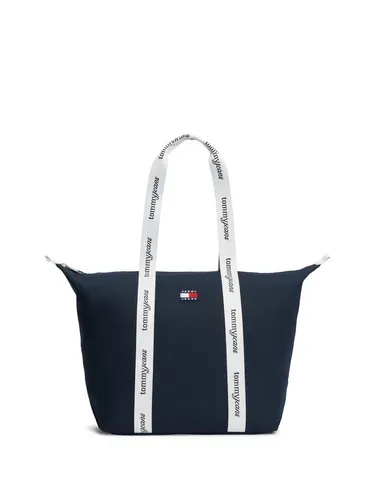 Tommy Jeans Damen Tjw ESS Daily Tote Aw0aw18461 Tragetasche – Blue (Dark Night Navy)