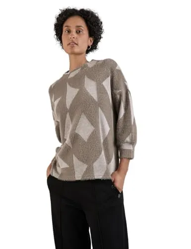 Print-Shirt STREET ONE Damen Gr. 38 in braun von Street One