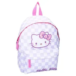 Hello Kitty Kinderrucksack „Bag It Up!“ mit Karomuster - Der Hello Kitty Rucksack „Bag It Up!“ begeistert kleine Fans mit einem stylischen Karomuster und einer praktischen Fronttasche. Ideal für Schule und Freizeit, bietet er viel Platz und hohen Tragekomfort.