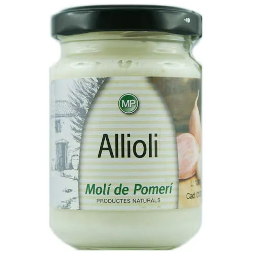 Molí de Pomerí Allioli mit Olivenöl 'Aioli Knoblauchmayonnaise', 140 g