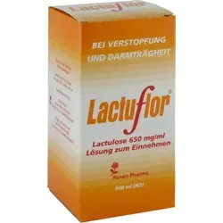 Lactuflor 500 ML - Lösung zum Einnehmen - Praktische Lösung zur Unterstützung der Verdauung. Lactuflor hilft bei Verstopfung und fördert einen angenehmen Stuhlgang. Ideal für die einfache Einnahme mit Wasser oder Lebensmitteln.
