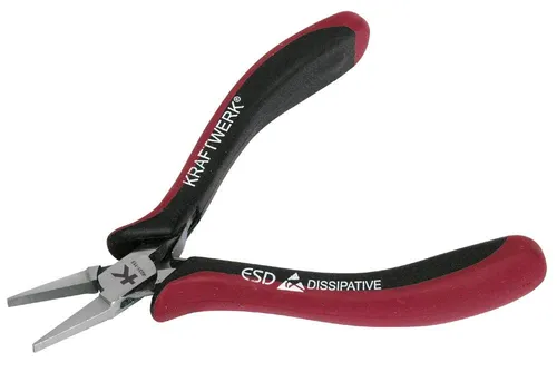 Kraftwerk KW Hightech Elektronik-Flachzange 115 mm von KRAFTWERK