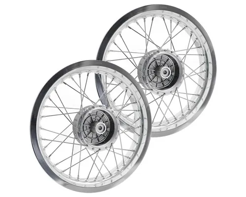 Craftride Schraube Set 2x Felge 2,5x16 breit Alu für Simson S51 S50 Schwalbe KR51 AF26