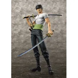 One Piece Excellent Model P.O.P Roronoa Zoro Statue 10th Limited Ver. 23 cm - Sammlerstück aus der One Piece Kategorie: Hochwertige 23 cm PVC Statue von Roronoa Zoro mit Wechselkopf und Basis, ideal für Fans und Sammler.