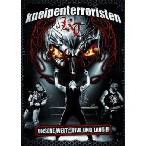 KNEIPENTERRORISTEN-UNSERE WELT-LIVE + LAUT 3 DVD+CD NEU