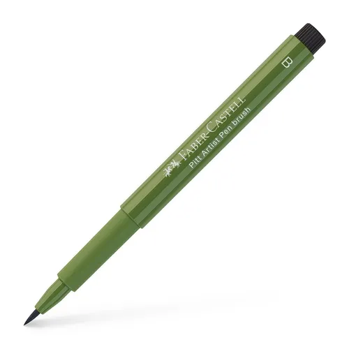 Artist Pen B - 174 chromoxidgrün stumpf Faber-Castell 167476, Brush-Spitze