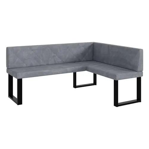 MEBLINI Eckbank für Esszimmer in grau von MEBLINI