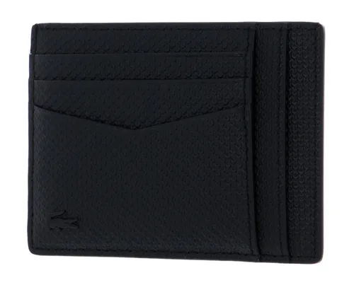 LACOSTE Leder Kartenhalter CC Holder Noir schwarz von Lacoste