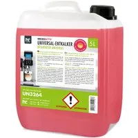 Höfer Chemie 2x 5 L Universal Entkalker mit Farbindikator für Kaffeevollautomaten - Kaffeezubehör & Espressozubehör – Effektiver Entkalker mit Farbindikator für eine kostensparende und umweltschonende Reinigung von Kaffeemaschinen und anderen Haushaltsgeräten.