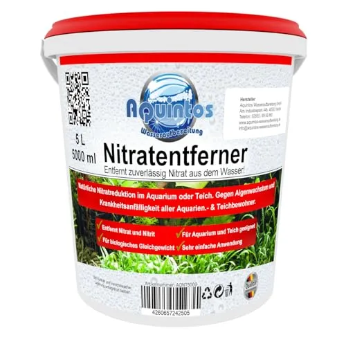 Aquintos Resin N Nitratharz - Nitratentferner für Aquaristik - Aquarium Wasserfilter (5 Liter)